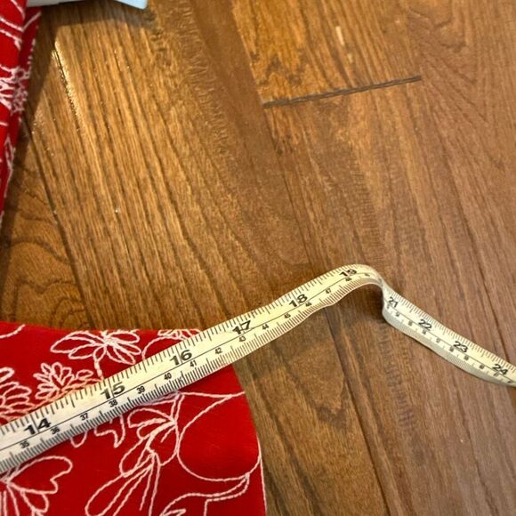 Anthropologie X Sachin and Babi red embroidered midi dress 6 - Picture 13 of 15